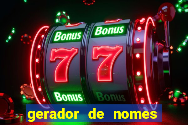 gerador de nomes para jogos